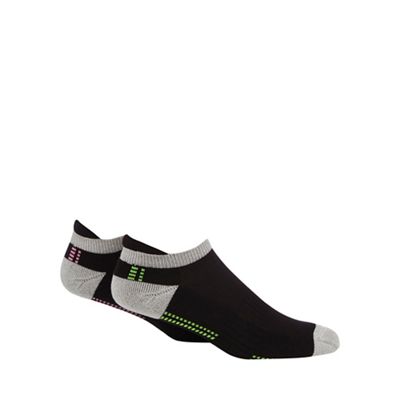 Pack of two black trainer socks